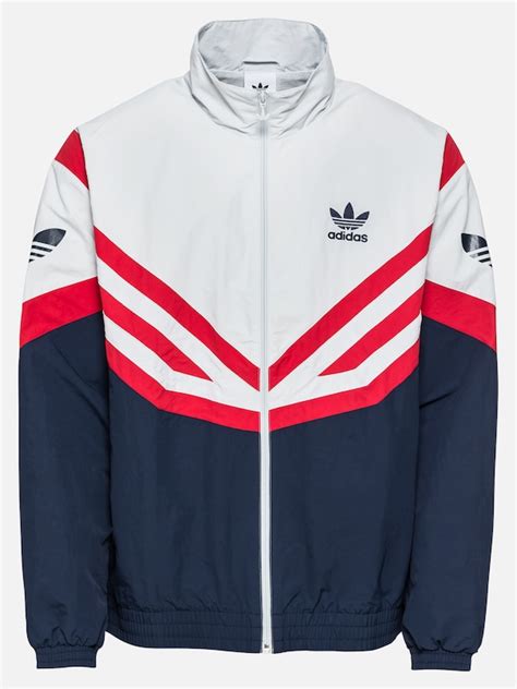 adidas jacke rot blau weiß|Adidas Jacken online entdecken .